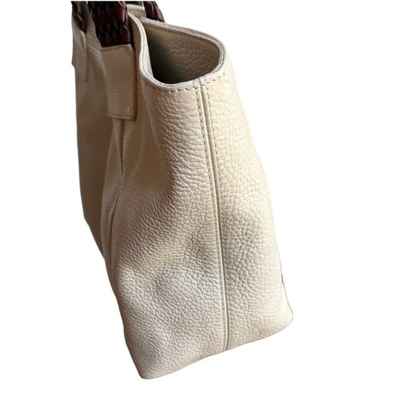 Sundance Cream and Brown Shoulder Bag - Picture 5 of 11